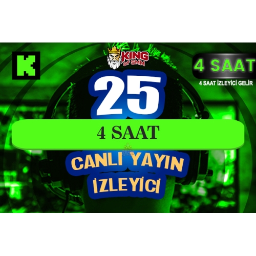  ⚜️4 SAAT  25 KICK CANLI YAYIN İZLEYİCİ